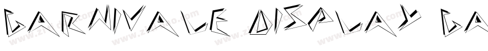 Carnivale Display Caps SSi字体转换
